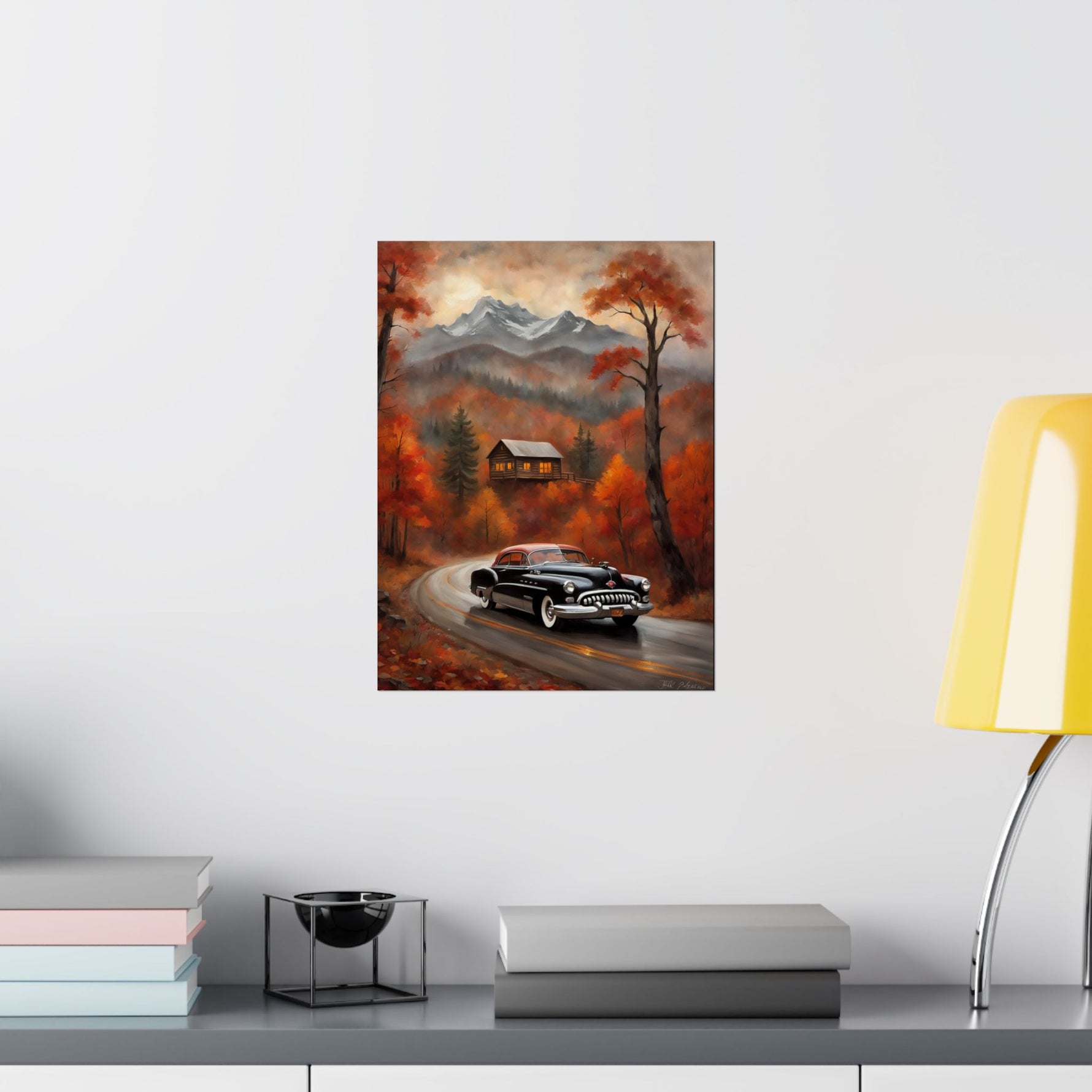 1950 American Riviera Dream Poster - Mountain Edition - AquilVision