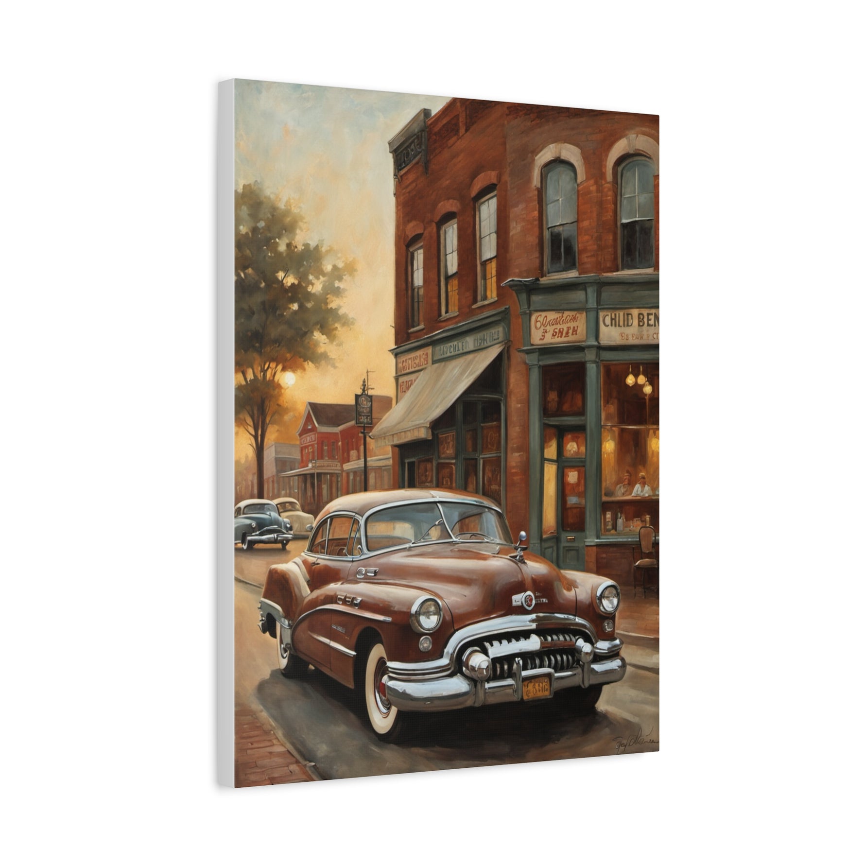 1950 American Riviera Dream Canvas - Town Edition - AquilVision