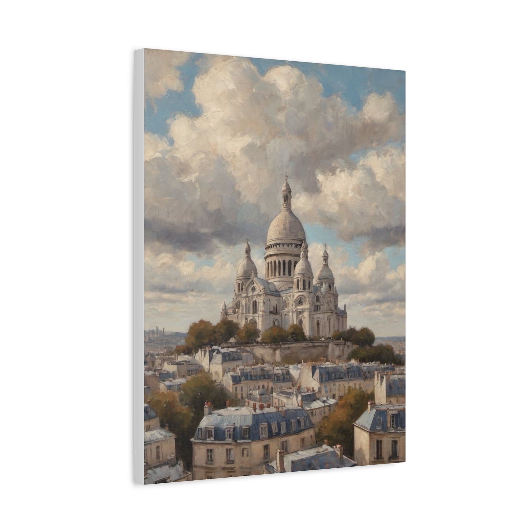 Paris Sacré-Cœur Matte Canvas Print — Stretched Wall Art - AquilVision