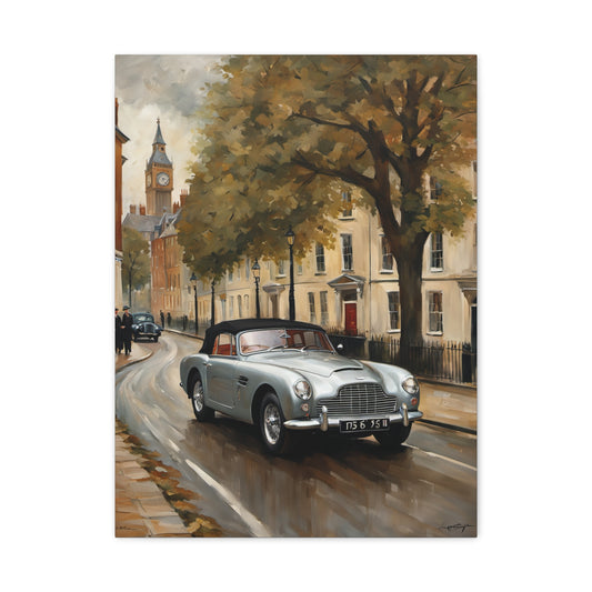 Vintage Car Matte Canvas Print, Classic Wall Art, Home Decor, Automotive Gift, Nostalgic Art Piece, Unique Wall Decor