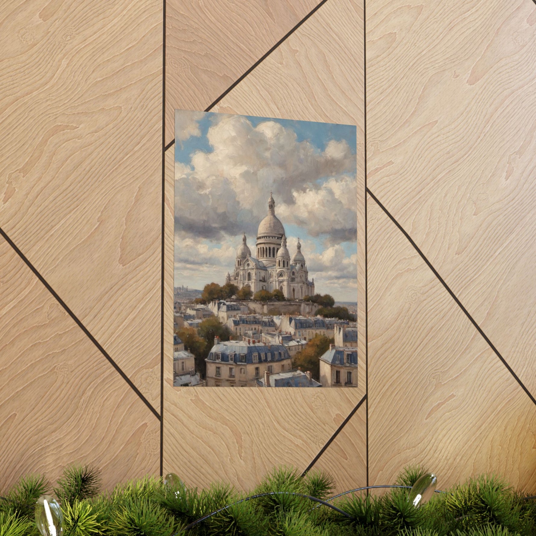 Paris Sacré-Cœur Matte Poster — Vintage Cityscape Wall Art - AquilVision