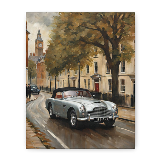 Vintage Car Matte Canvas Print, Classic Wall Art, Home Decor, Automotive Gift, Nostalgic Art Piece, Unique Wall Decor