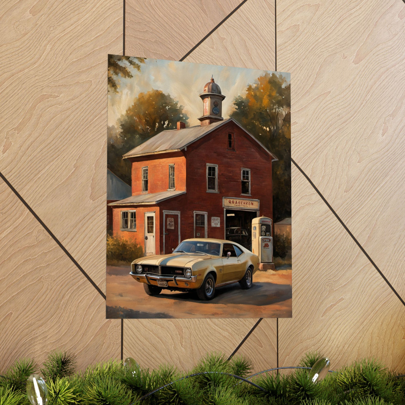 Vintage Car Wall Art Poster | AJ68 Collection Printify