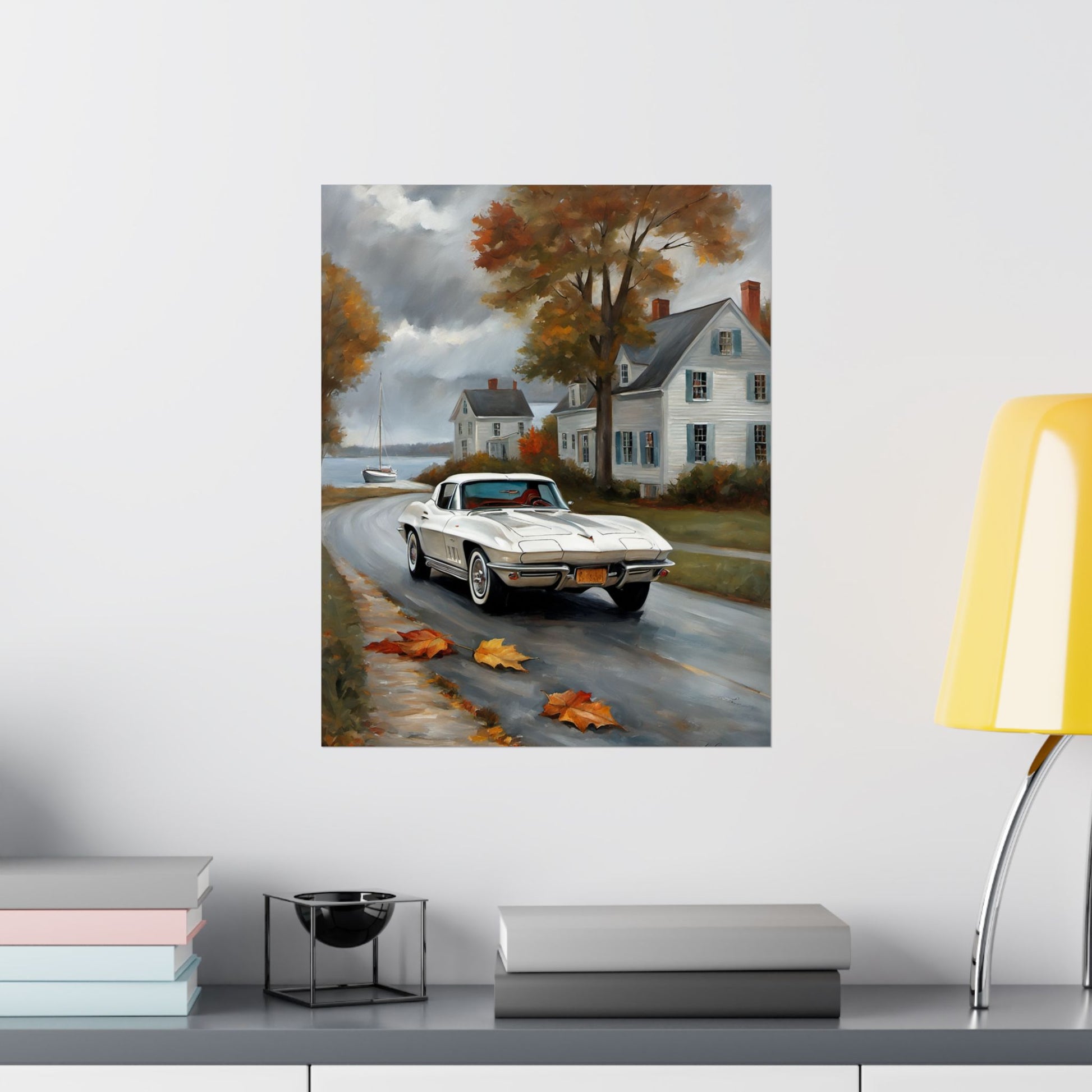 Vintage Car Wall Art Prints, Matte Vertical Posters of Classic Cars, Home Decor, Gift for Car Lovers, Fall Aesthetic Decor Printify