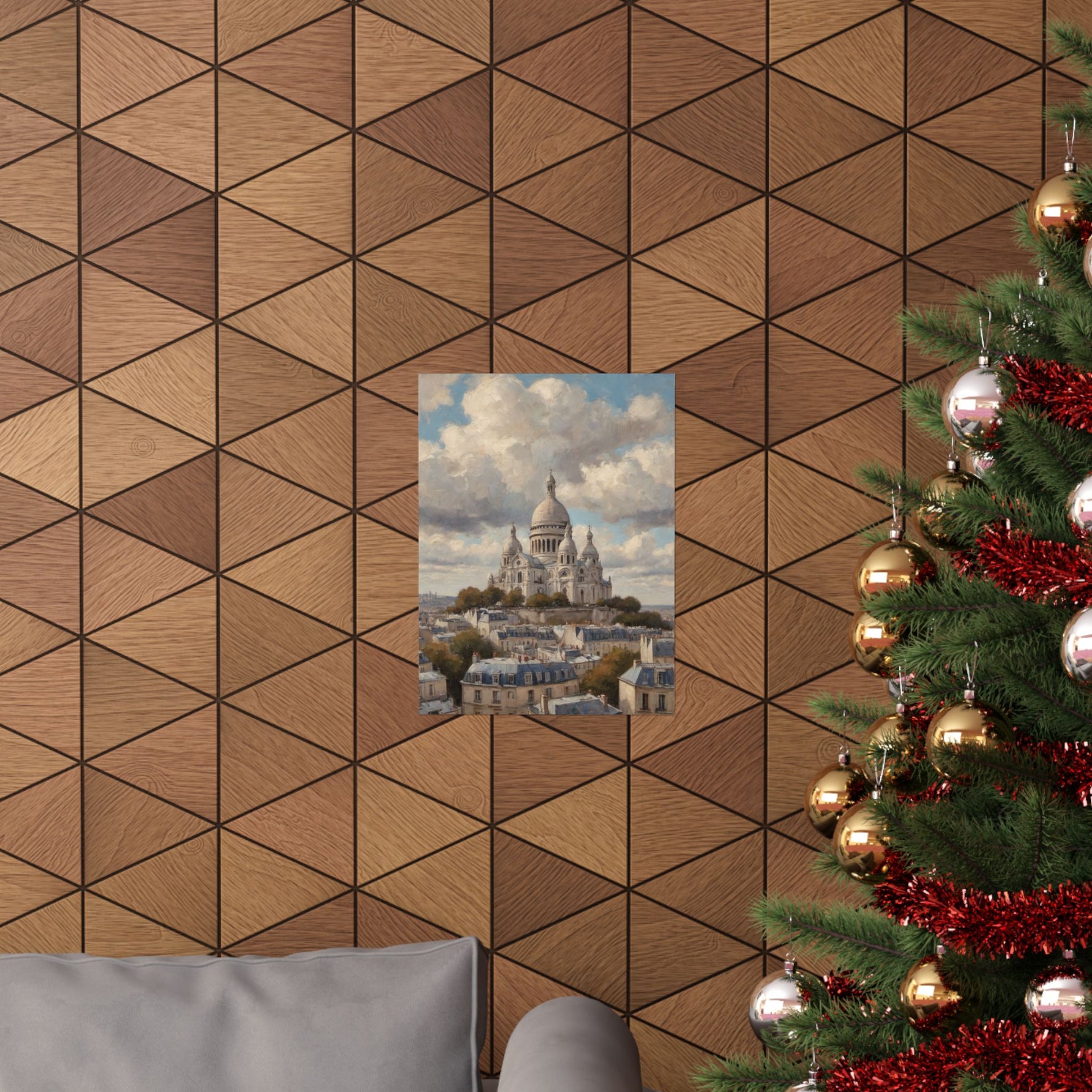 Paris Sacré-Cœur Matte Poster — Vintage Cityscape Wall Art - AquilVision