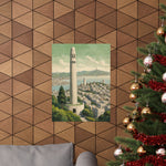 Coit Tower San Francisco Matte Poster — Vintage Cityscape Vertical Wall Art - AquilVision