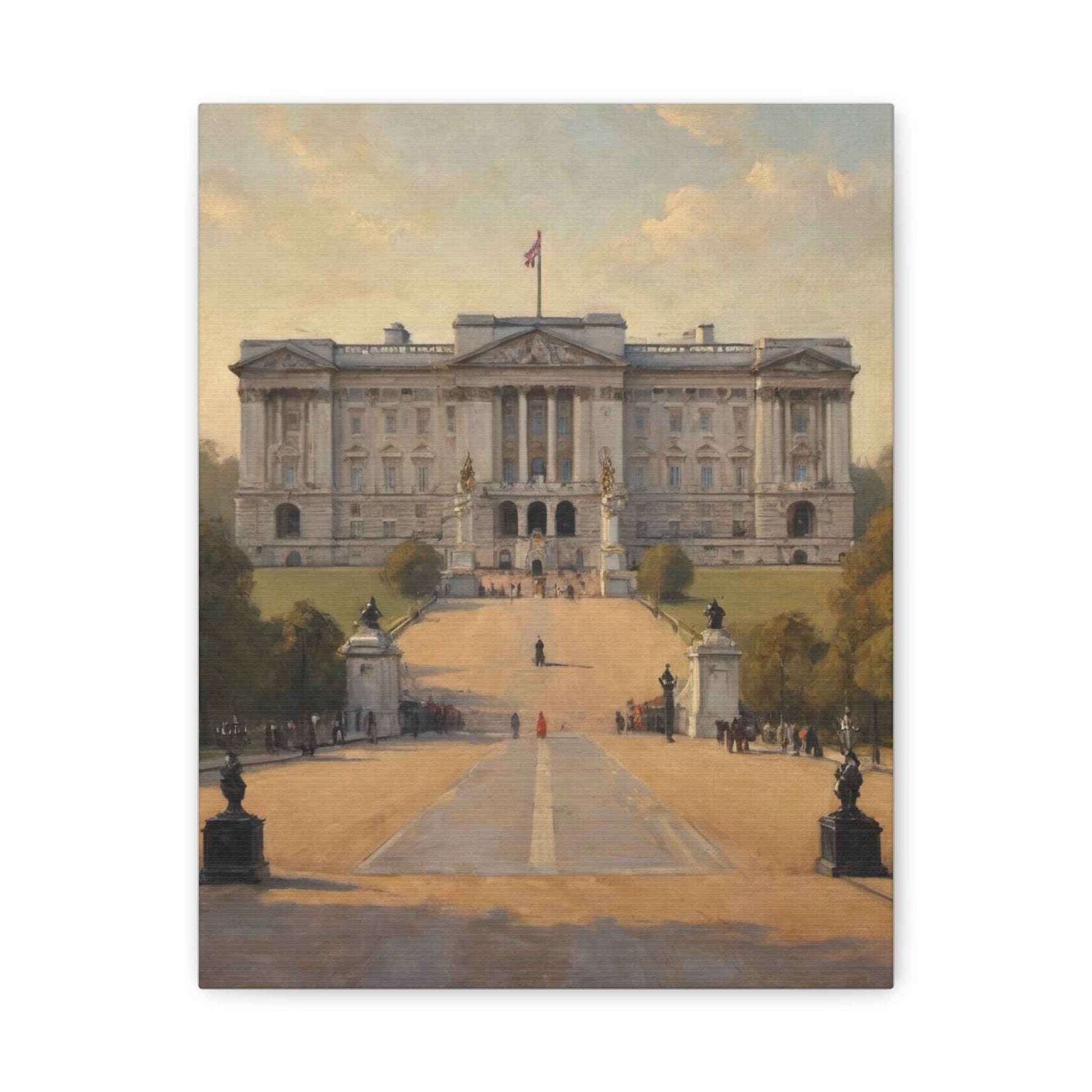 London Collection Buckingham Palace Matte Canvas, Stretched, 1.25"