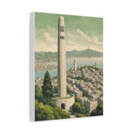 Coit Tower San Francisco Matte Canvas Print — Stretched 1.25" - AquilVision