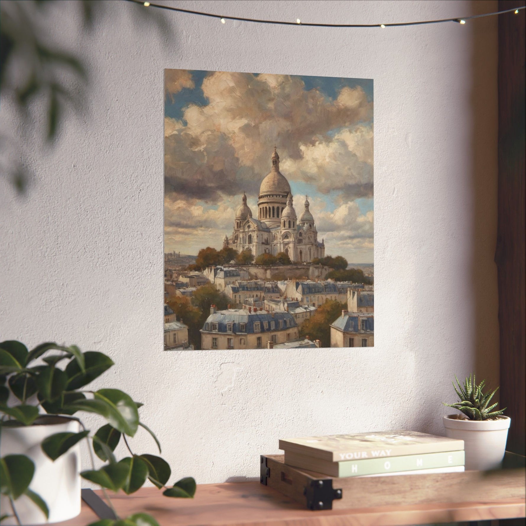 Paris Sacré-Cœur Matte Poster — Vintage Cityscape Wall Art - AquilVision