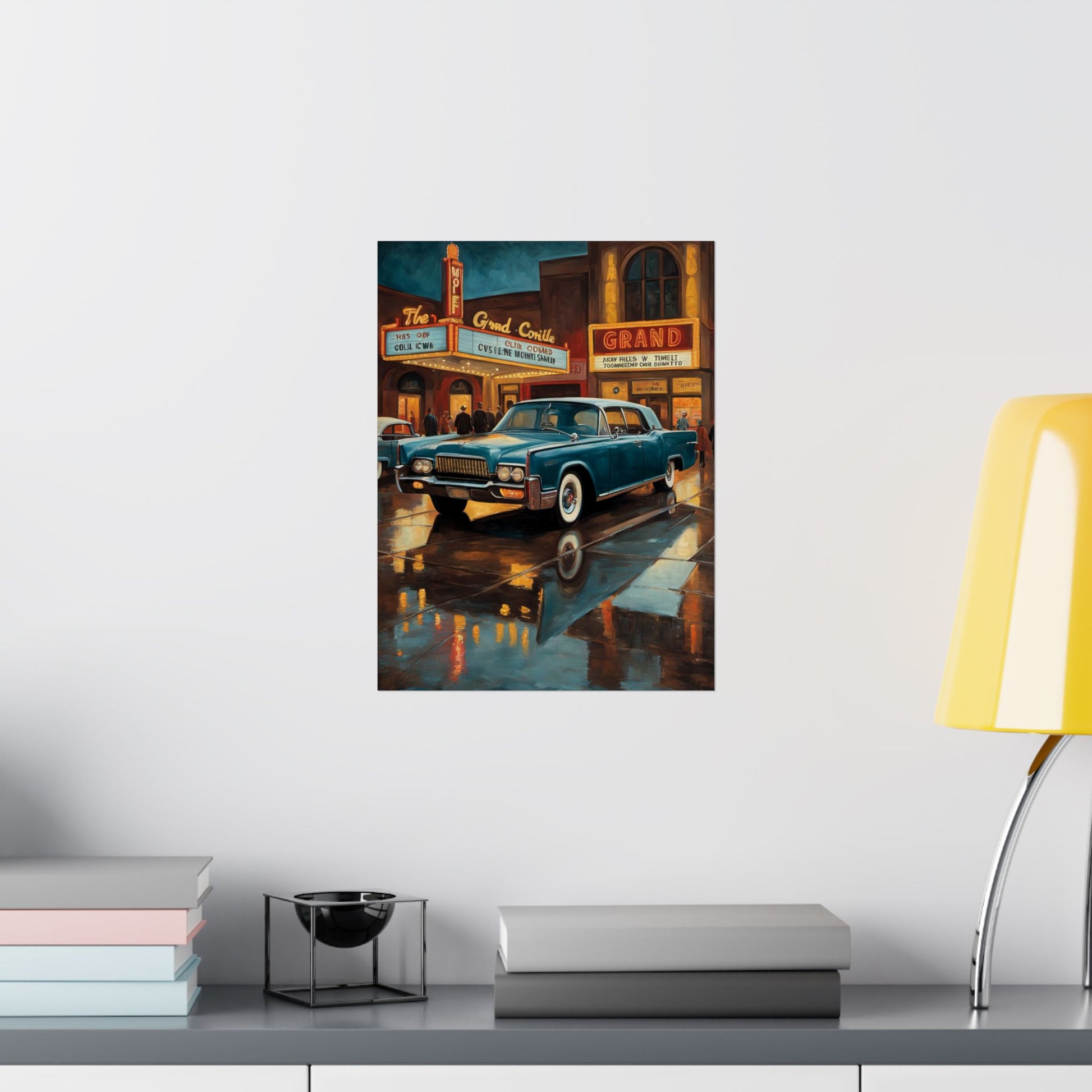 Vintage Car Wall Art Prints, Retro Home Décor, Matte Vertical Posters, Classic Automobile Art, Ideal for Car Lovers, Gift for Him Printify