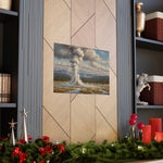 Geyser Landscape Matte Poster — Serene National Park Wall Art - AquilVision
