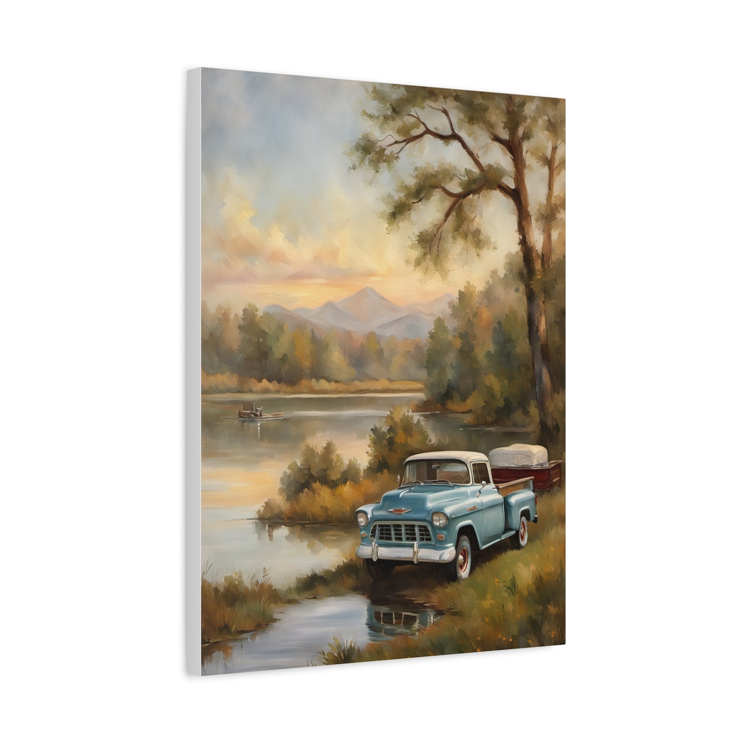 Rustic Landscape Canvas Print, Vintage Truck Art, Home Decor, Nature Wall Art, Gift for Truck Lovers, Farmhouse Wall Decor, [...]