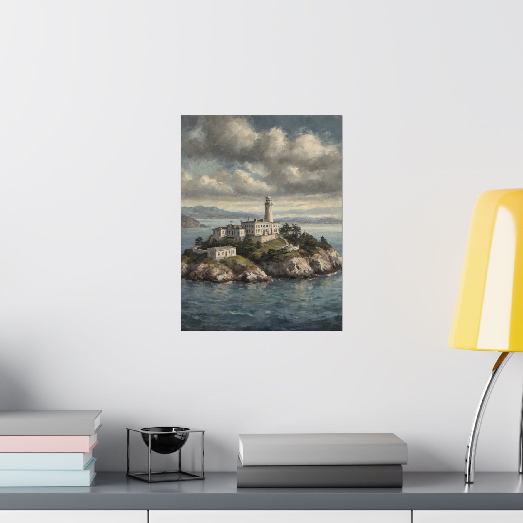 Lighthouse Island Matte Poster — Coastal Nautical Wall Art - AquilVision