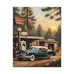 1950 American Riviera Dream Canvas - Forest Edition - AquilVision
