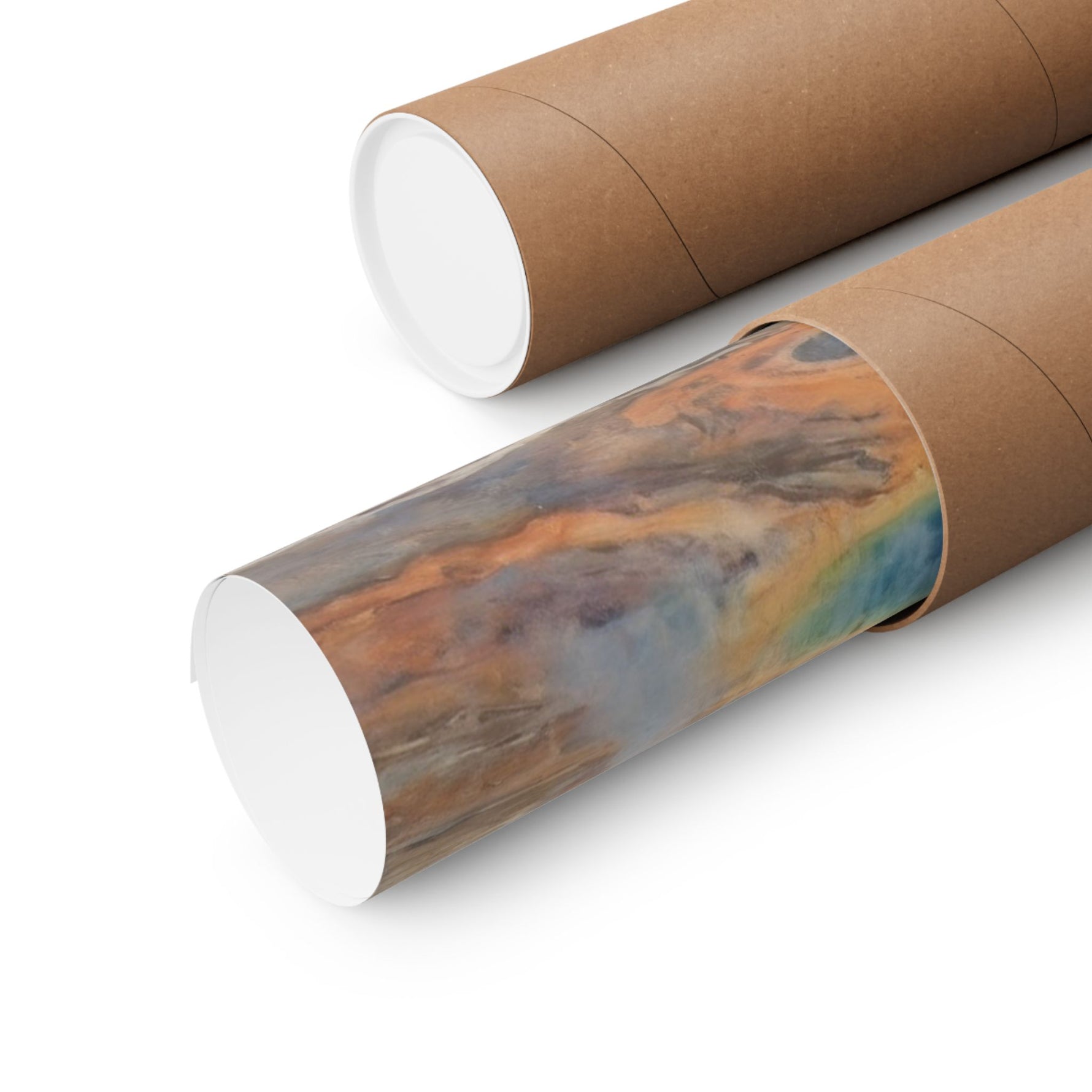 Yellowstone Grand Prismatic Spring Matte Horizontal Poster — Scenic National Park Landscape Wall Art - AquilVision