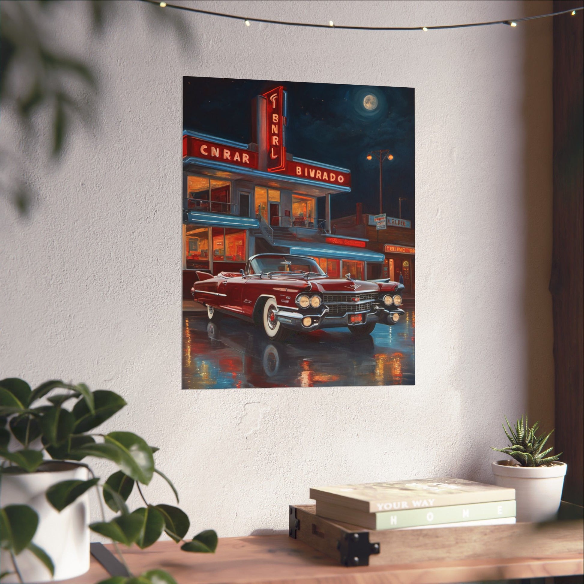 Retro Car Art Prints, Vintage Decor, Classic Automobile Wall Art, Automotive Gift, Nostalgic Home Decoration - AquilVision
