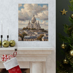 Paris Sacré-Cœur Matte Poster — Vintage Cityscape Wall Art - AquilVision