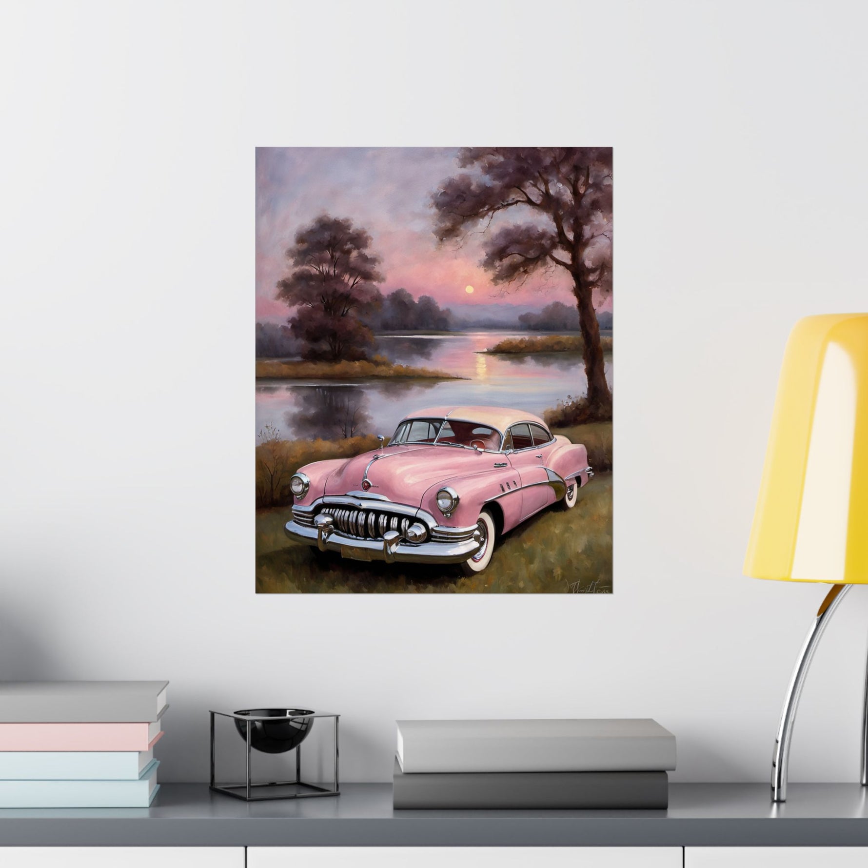 1950 American Riviera Dream Poster - Lake Edition - AquilVision