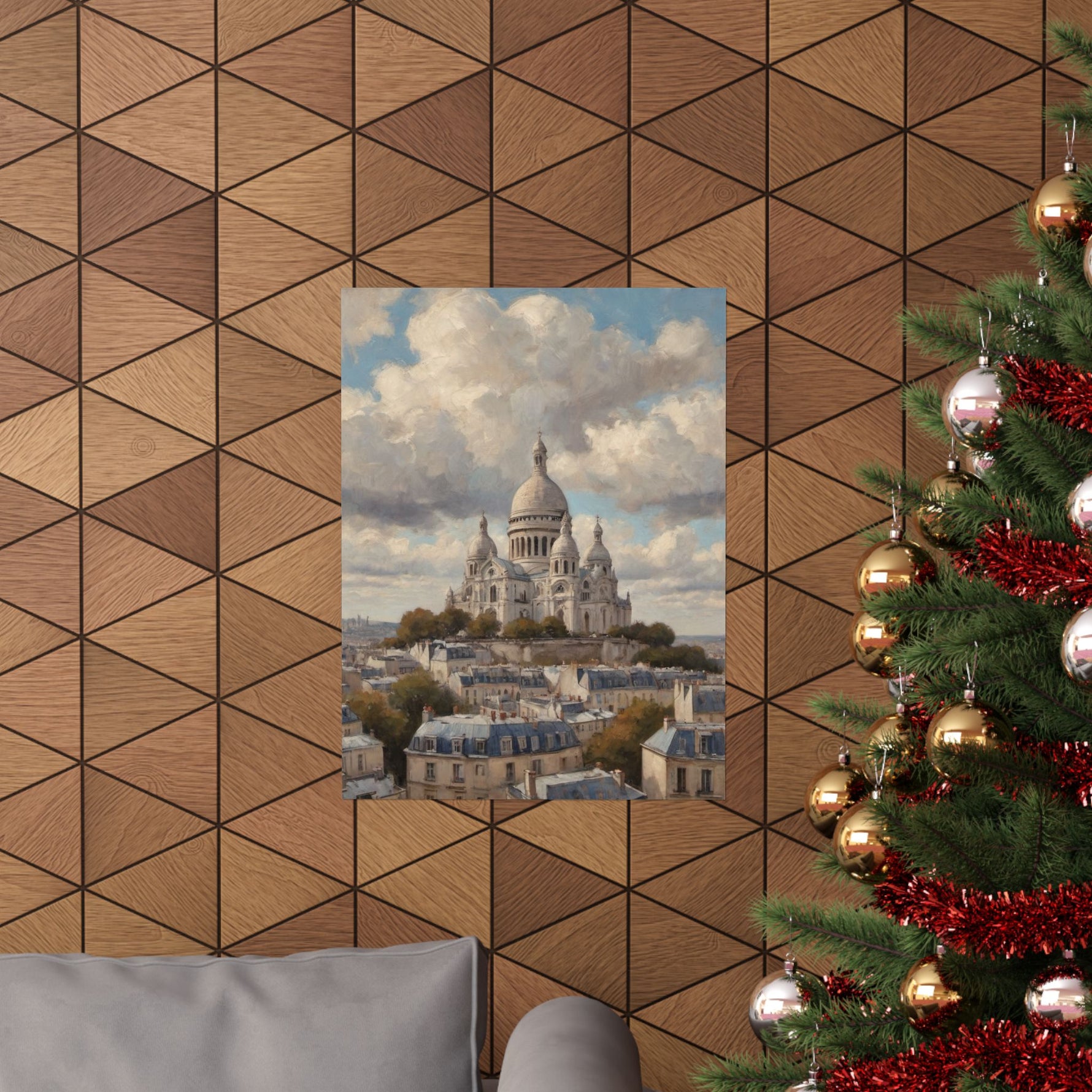 Paris Sacré-Cœur Matte Poster — Vintage Cityscape Wall Art - AquilVision
