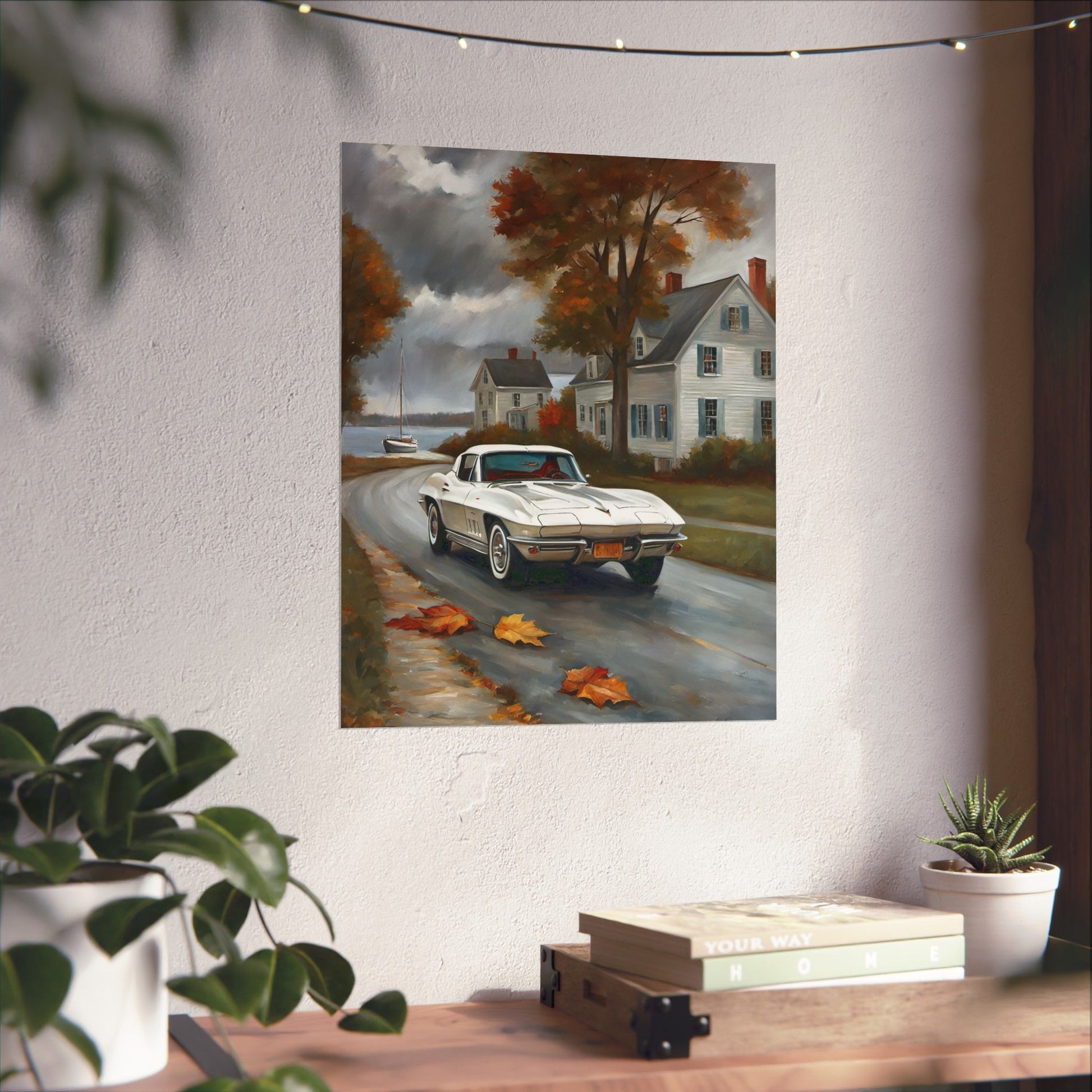 Vintage Car Wall Art Prints, Matte Vertical Posters of Classic Cars, Home Decor, Gift for Car Lovers, Fall Aesthetic Decor Printify