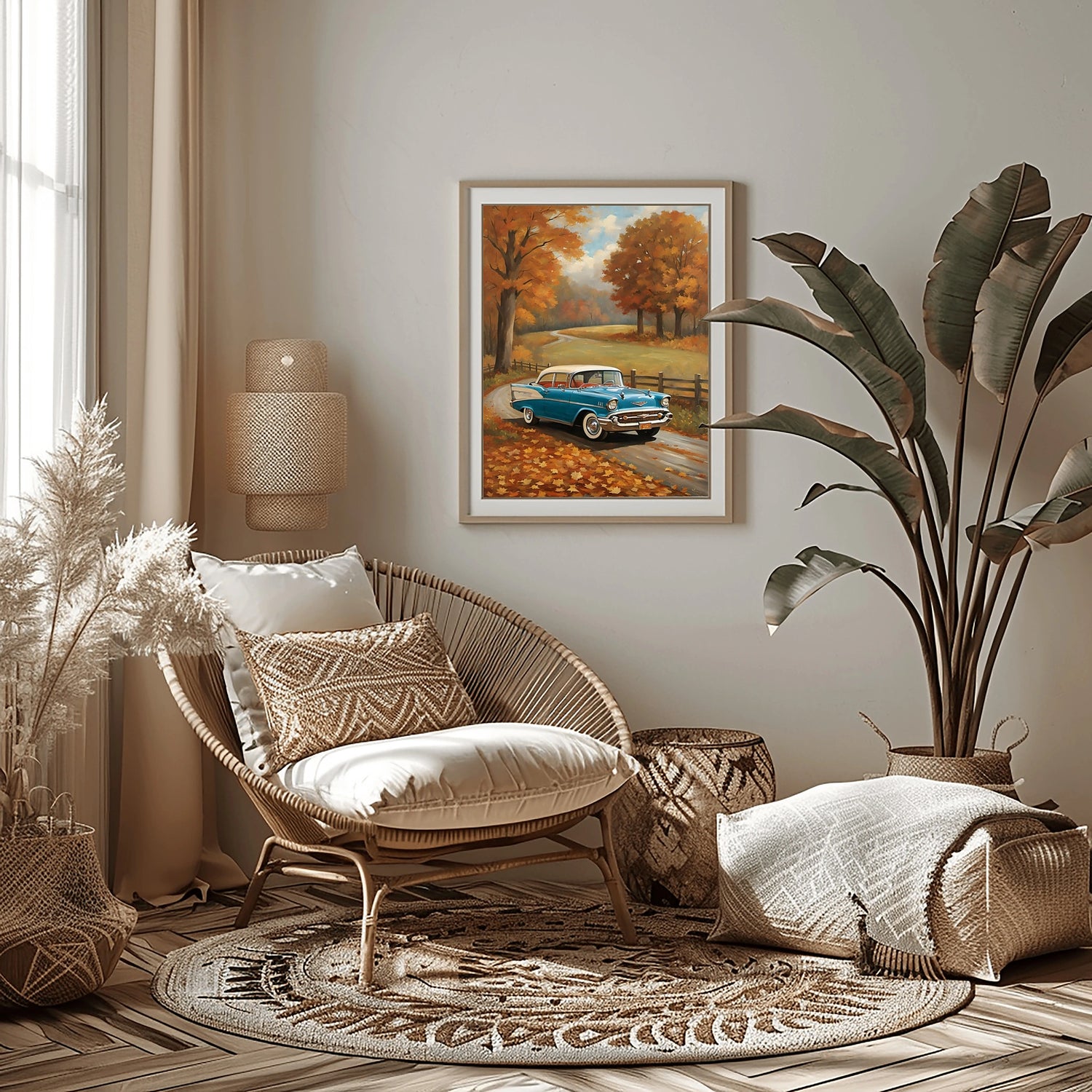1957 Tri-Five Icon Collection - Autumn Edition | Poster Canvas