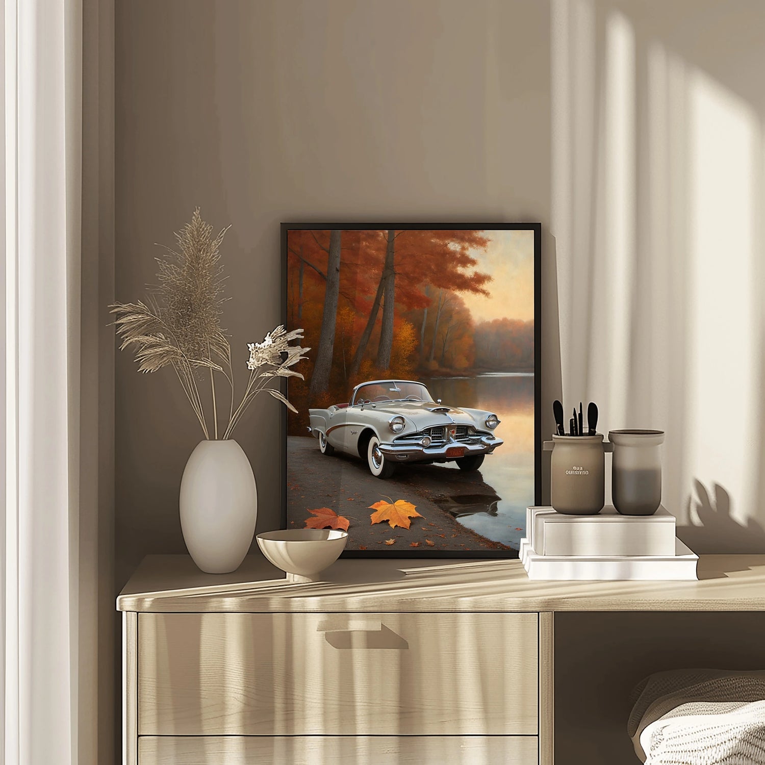 1958 Golden Hawk GT - Lakeside Edition | Poster Leinwand