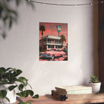 1950 American Riviera Dream Poster - Motel Edition - AquilVision