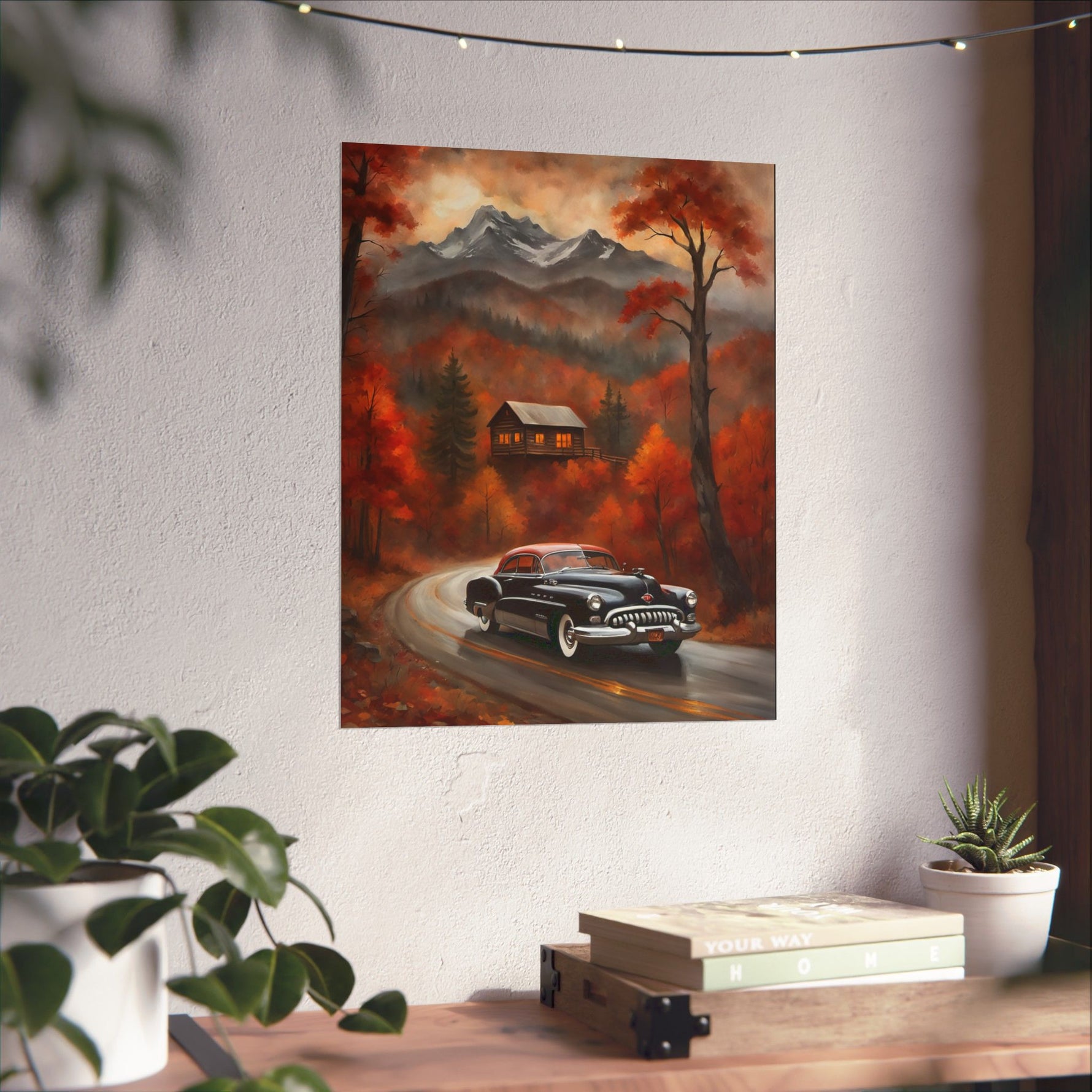 1950 American Riviera Dream Poster - Mountain Edition - AquilVision