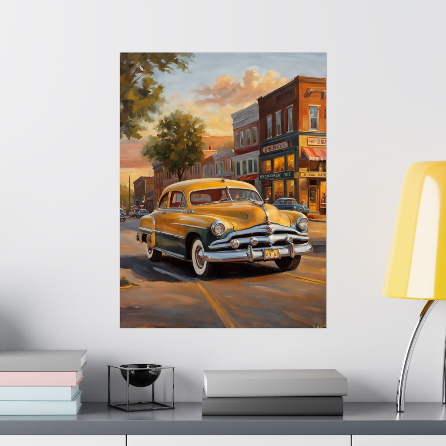 Vintage Car Wall Art Print, Matte Vertical Posters for Home Decor, Retro Classic Art, Gift for Car Lovers, Nostalgic Artwork, Living [...]