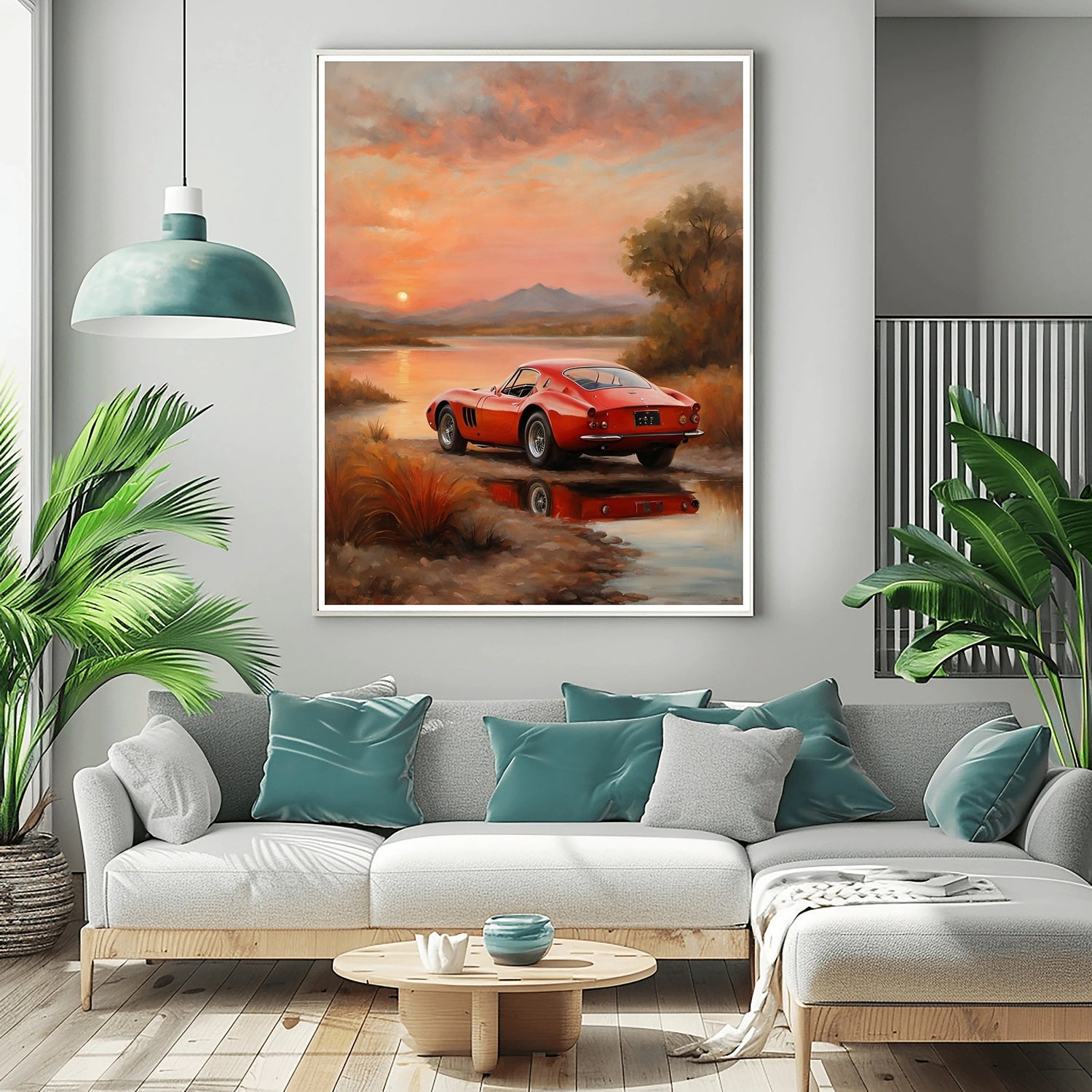 1962 Italienische Rennsport-Legenden – Lakeside Edition | Poster Leinwand