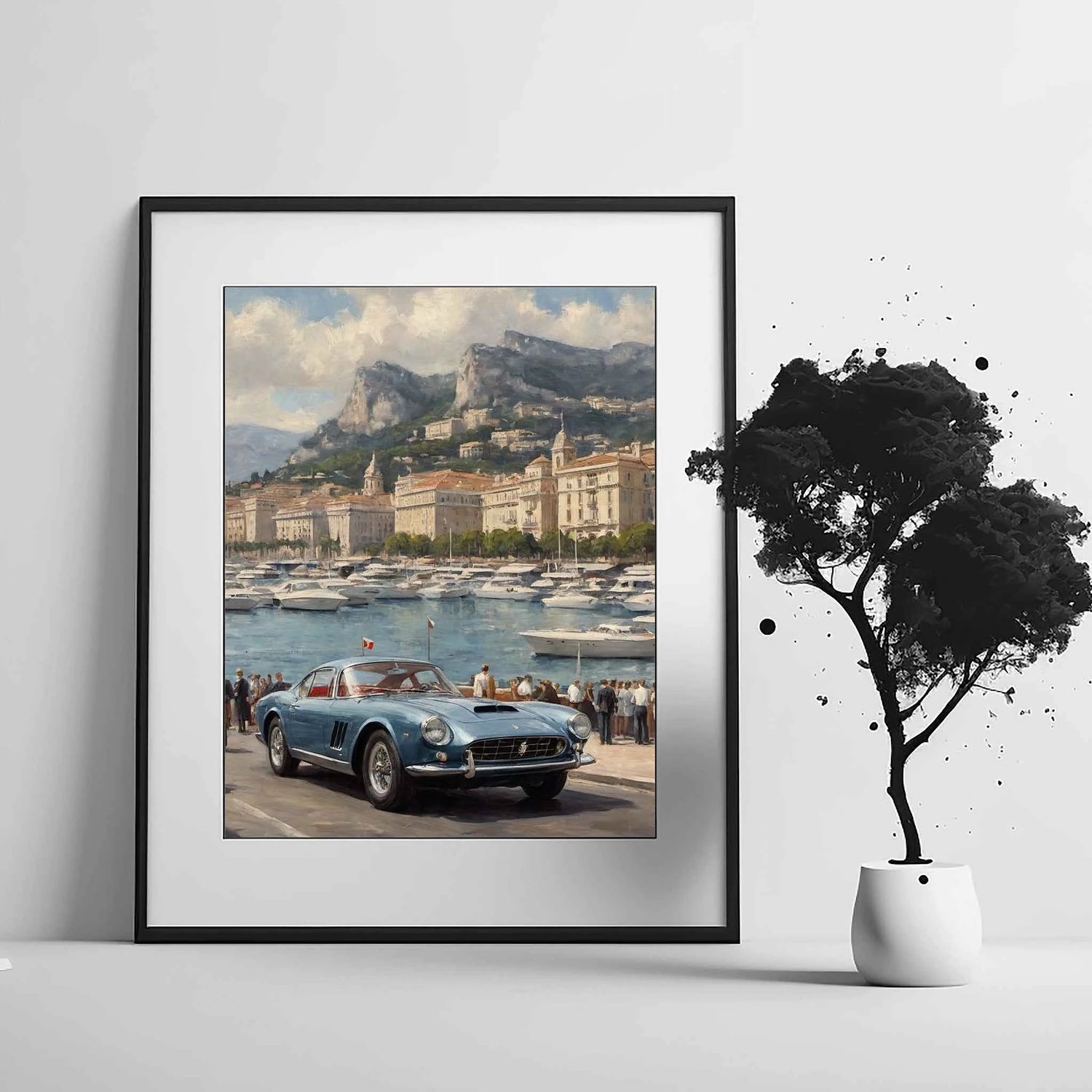 1963 Italian GT Berlinetta - Monaco Edition | Poster Leinwand