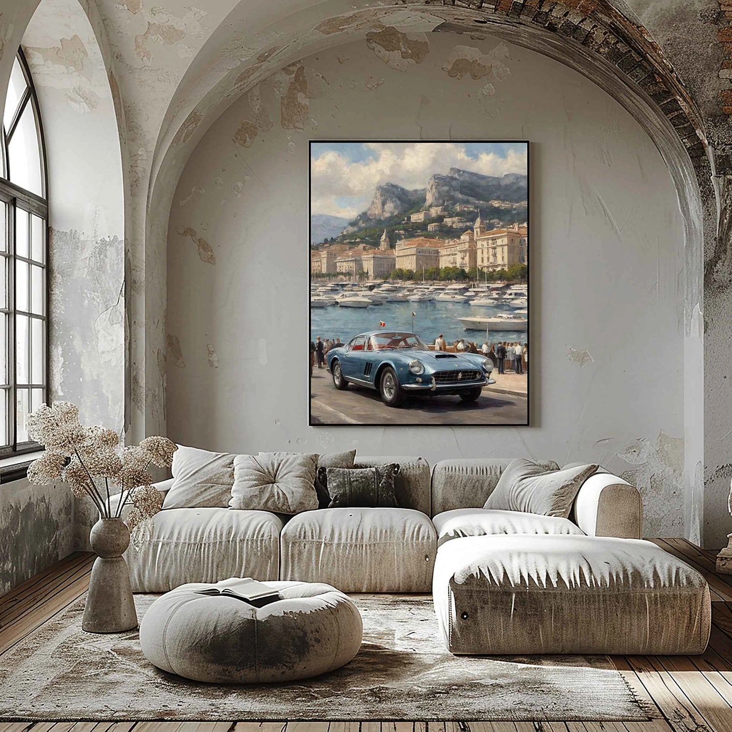 1963 Italian GT Berlinetta - Monaco Edition | Poster Leinwand