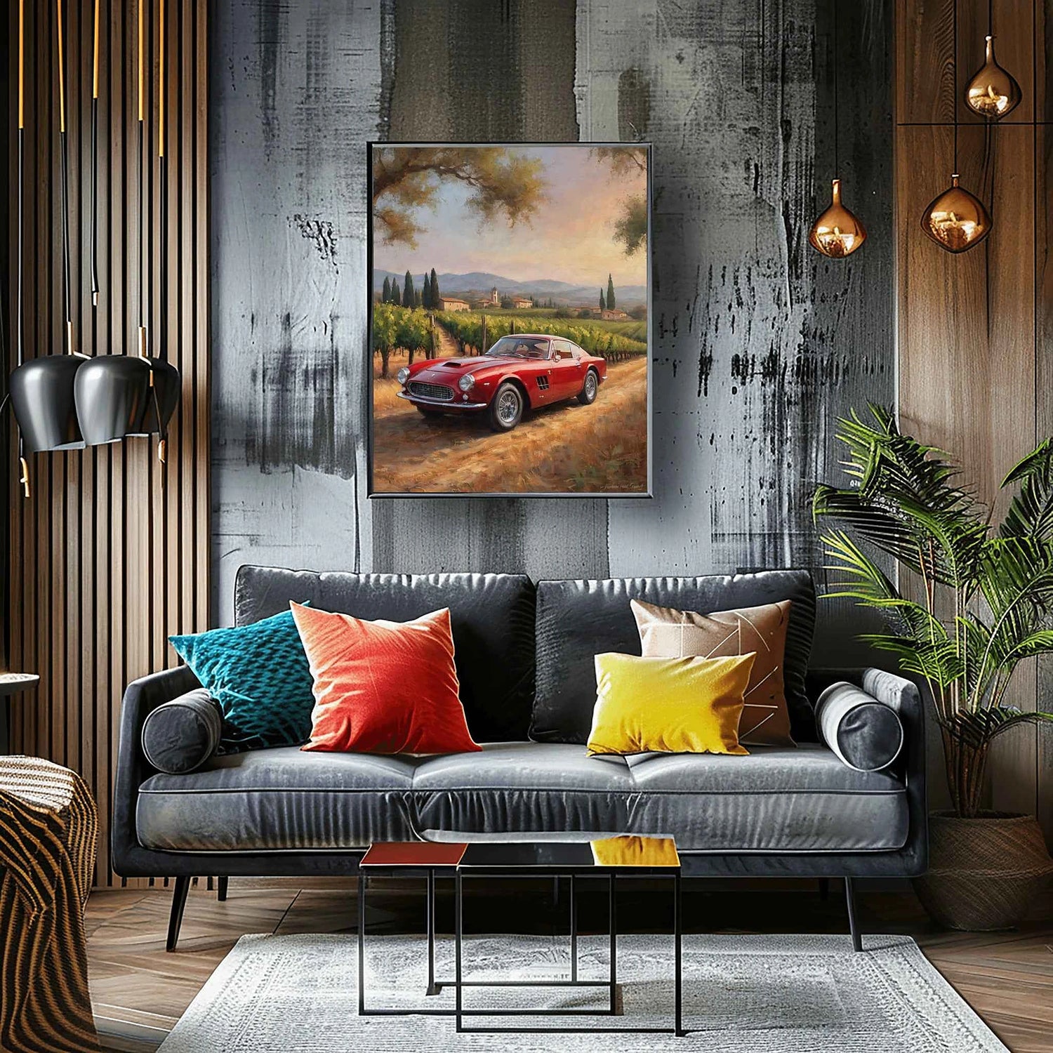 1963 italienische GT Berlinetta – Toskana Edition | Plakat Leinwand
