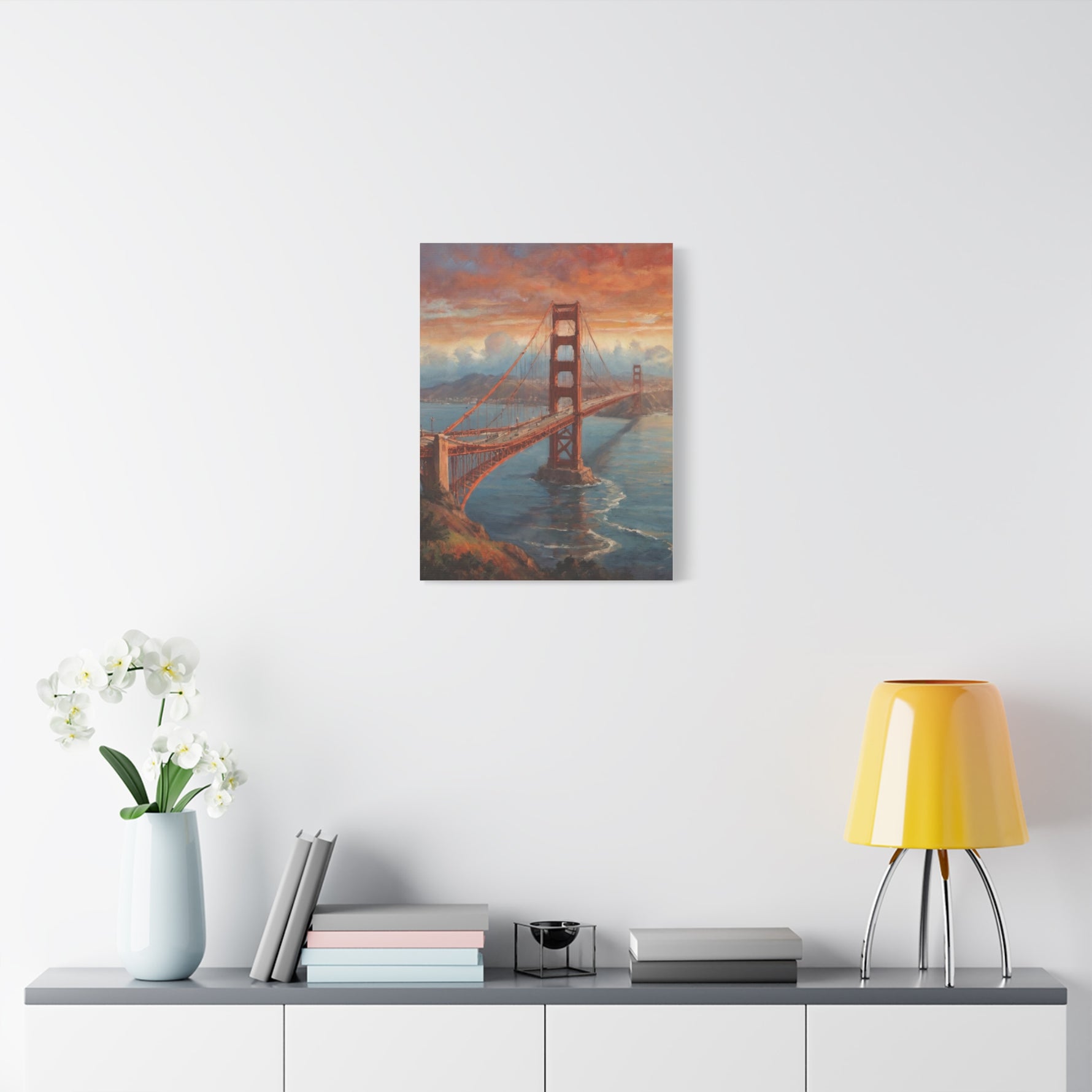 Golden Gate Bridge Canvas Print — Matte Stretched Wall Art - AquilVision