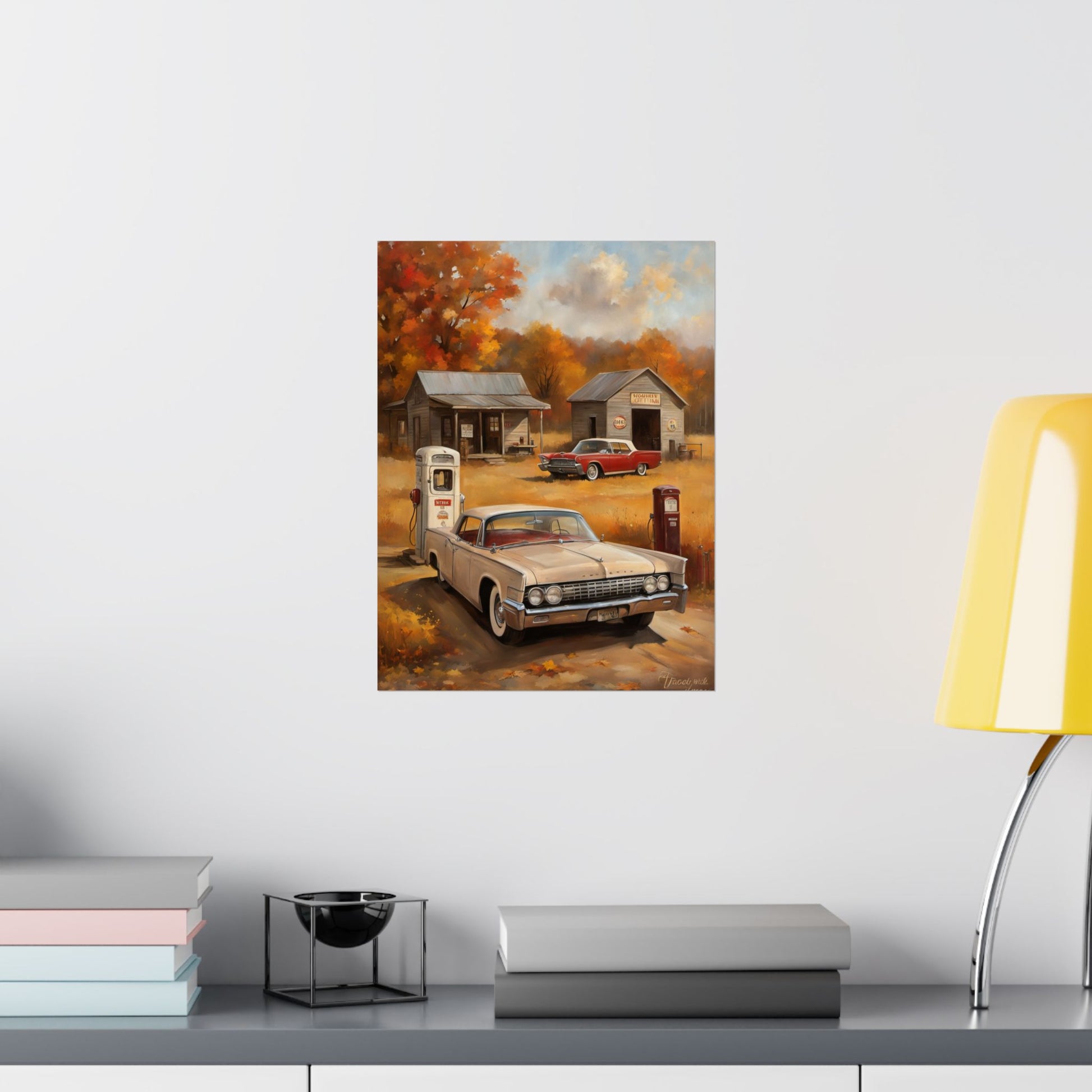 Vintage Car Adventure Matte Vertical Posters | Retro Wall Art, Home Decor, Classic Car Gifts, Gift for Him, Nostalgic Art Printify