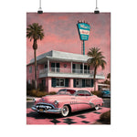 1950 American Riviera Dream Poster - Motel Edition - AquilVision