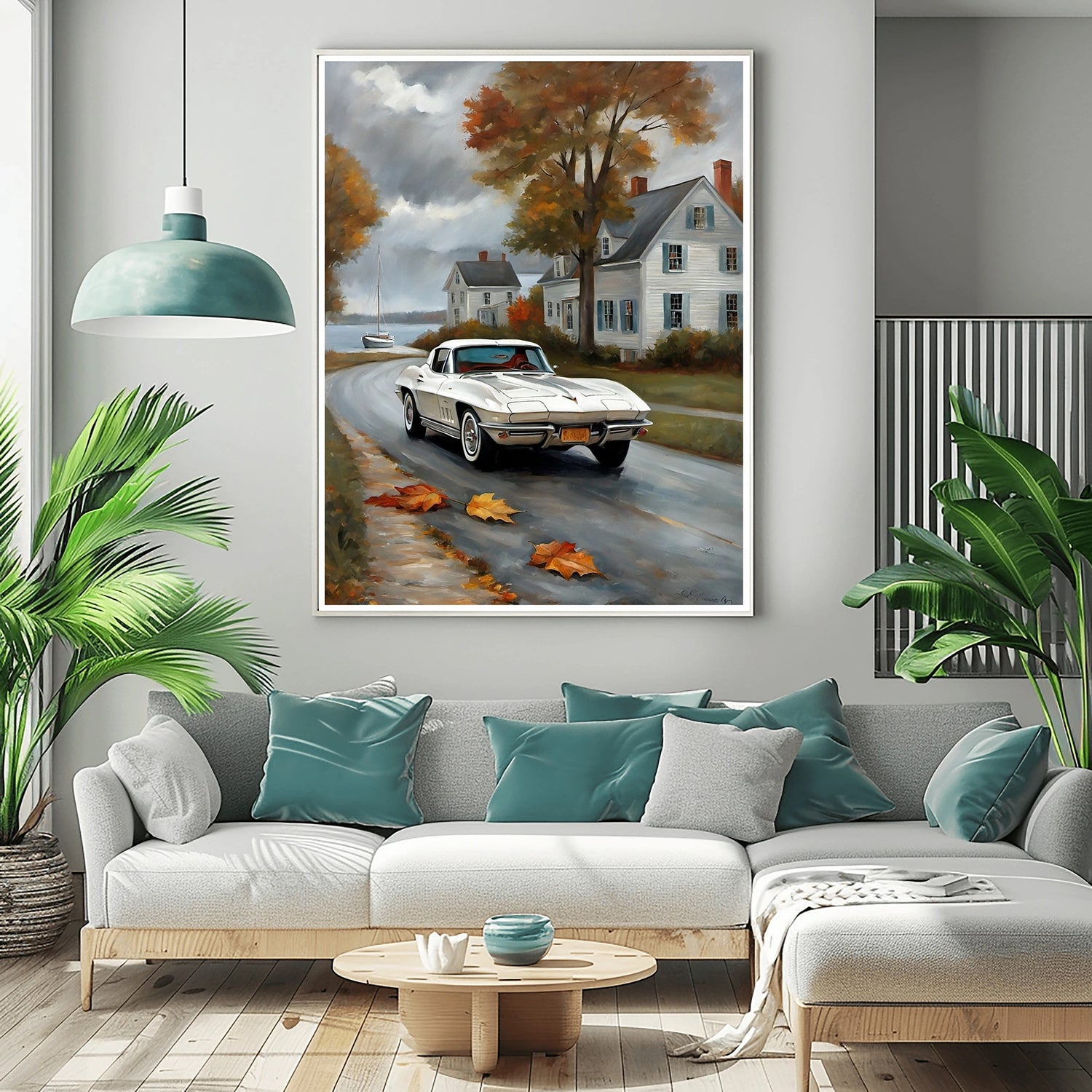 1963 Split-Window Stingray - Town Edition | Poster Canvas
