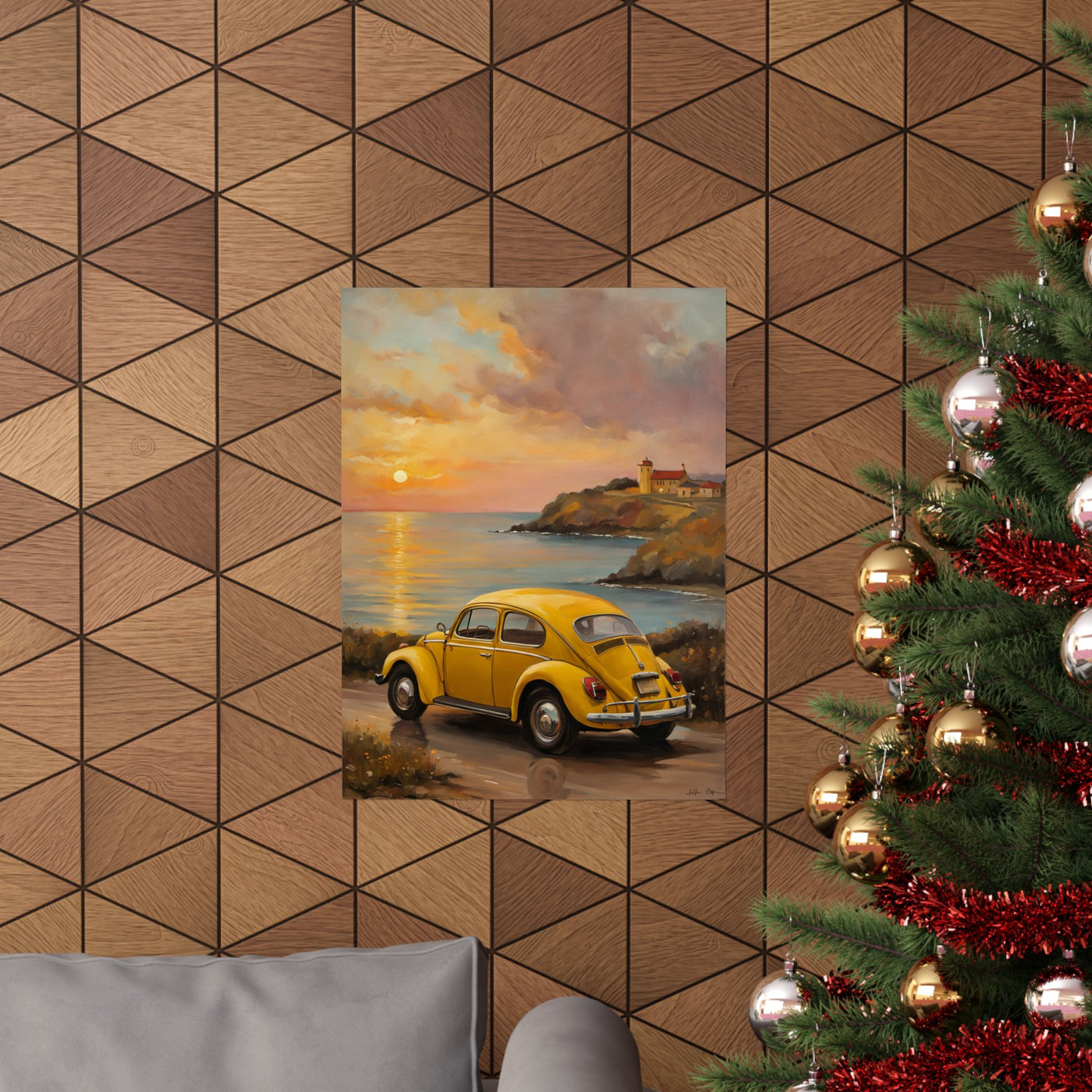 Scenic Sunset Matte Vertical Poster Printify