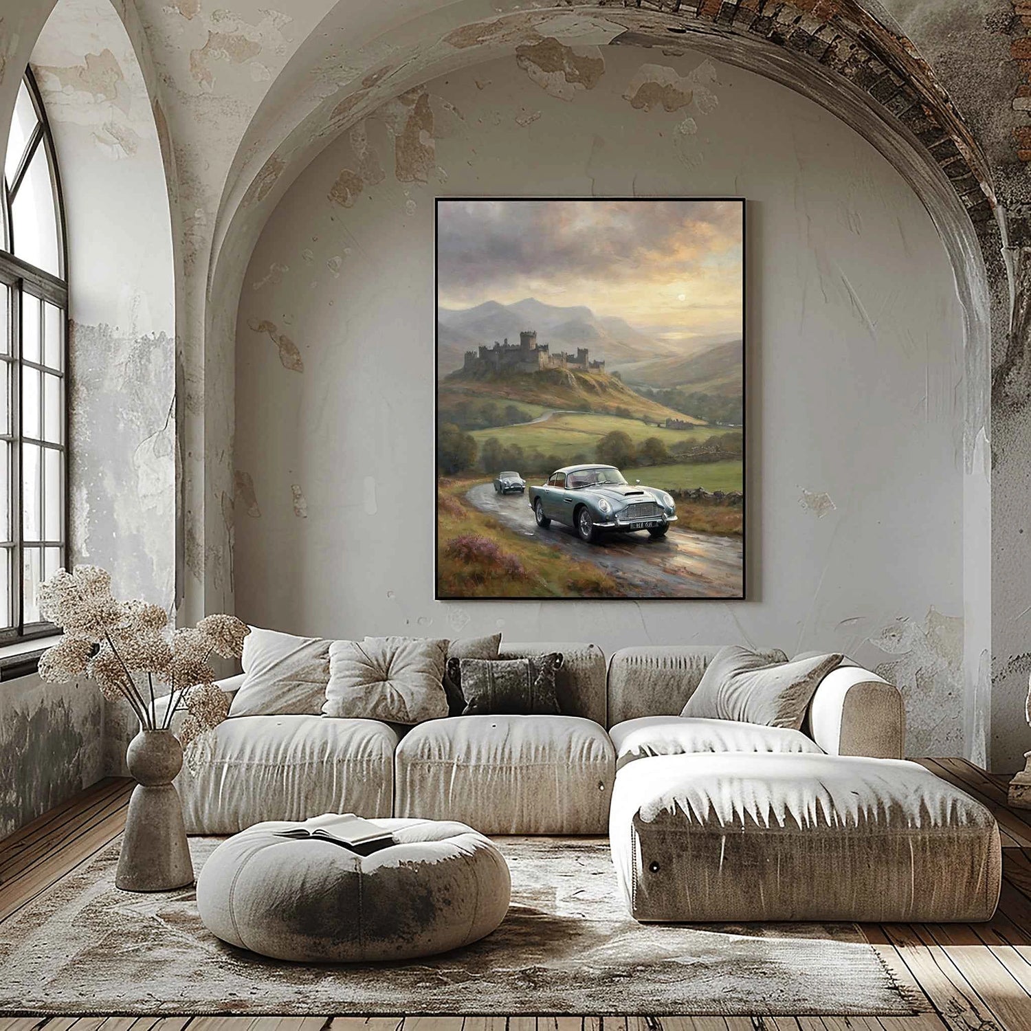 1964 Britische GT Eleganz - Highlands Edition | Poster Leinwand