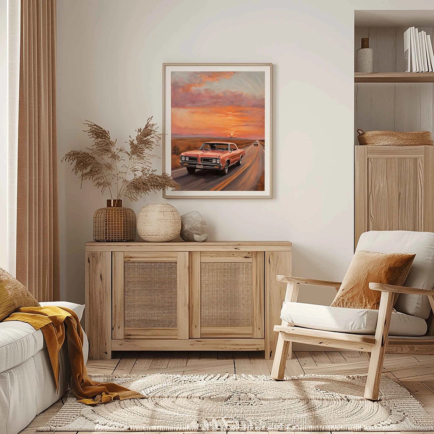 1964 GTO Muscle Pioneer - Highway Edition | Poster Canvas
