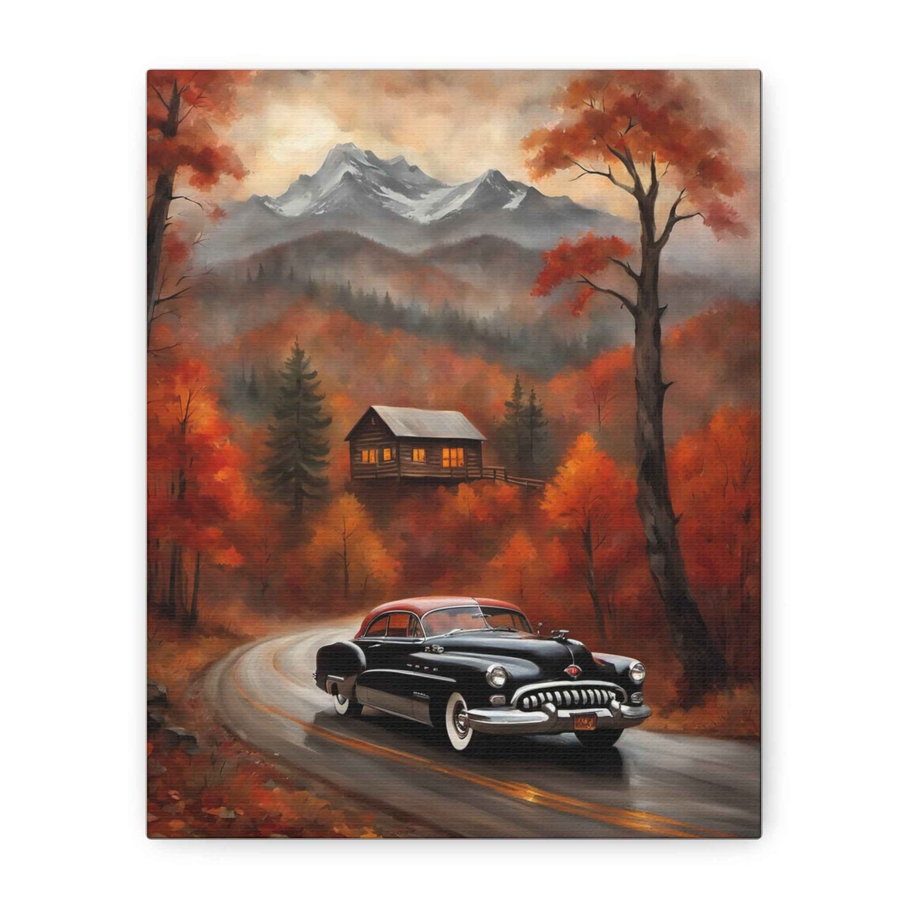 1950 American Riviera Dream Canvas - Mountain Edition - AquilVision