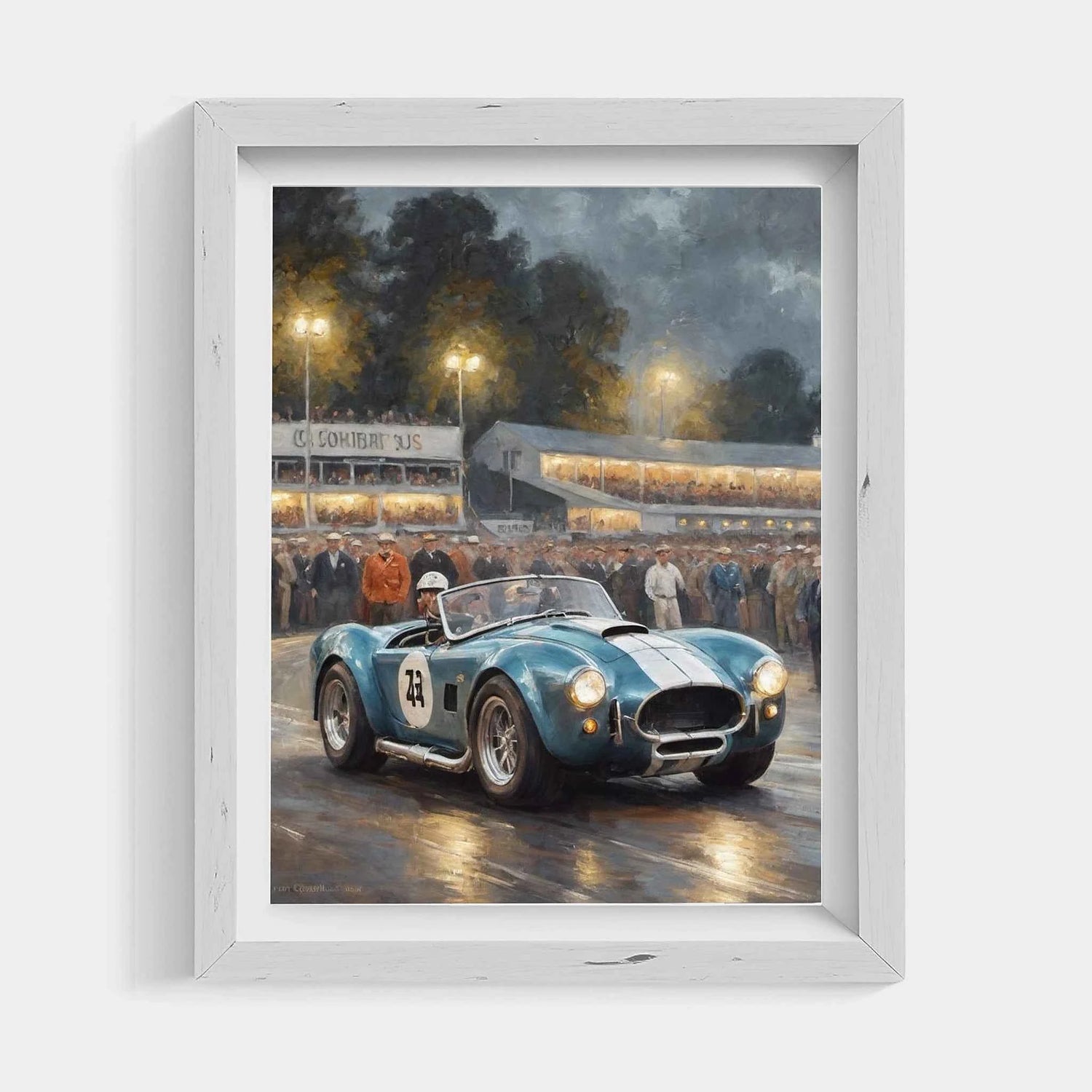 1965 Rennbestien-Legende – Night Edition | Poster Leinwand