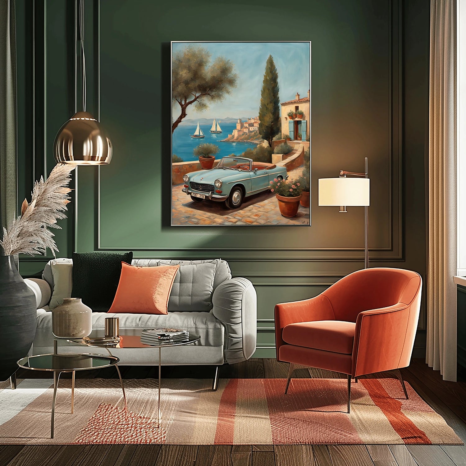 1965 French Safari Classic – Küstenausgabe | Poster auf Leinwand