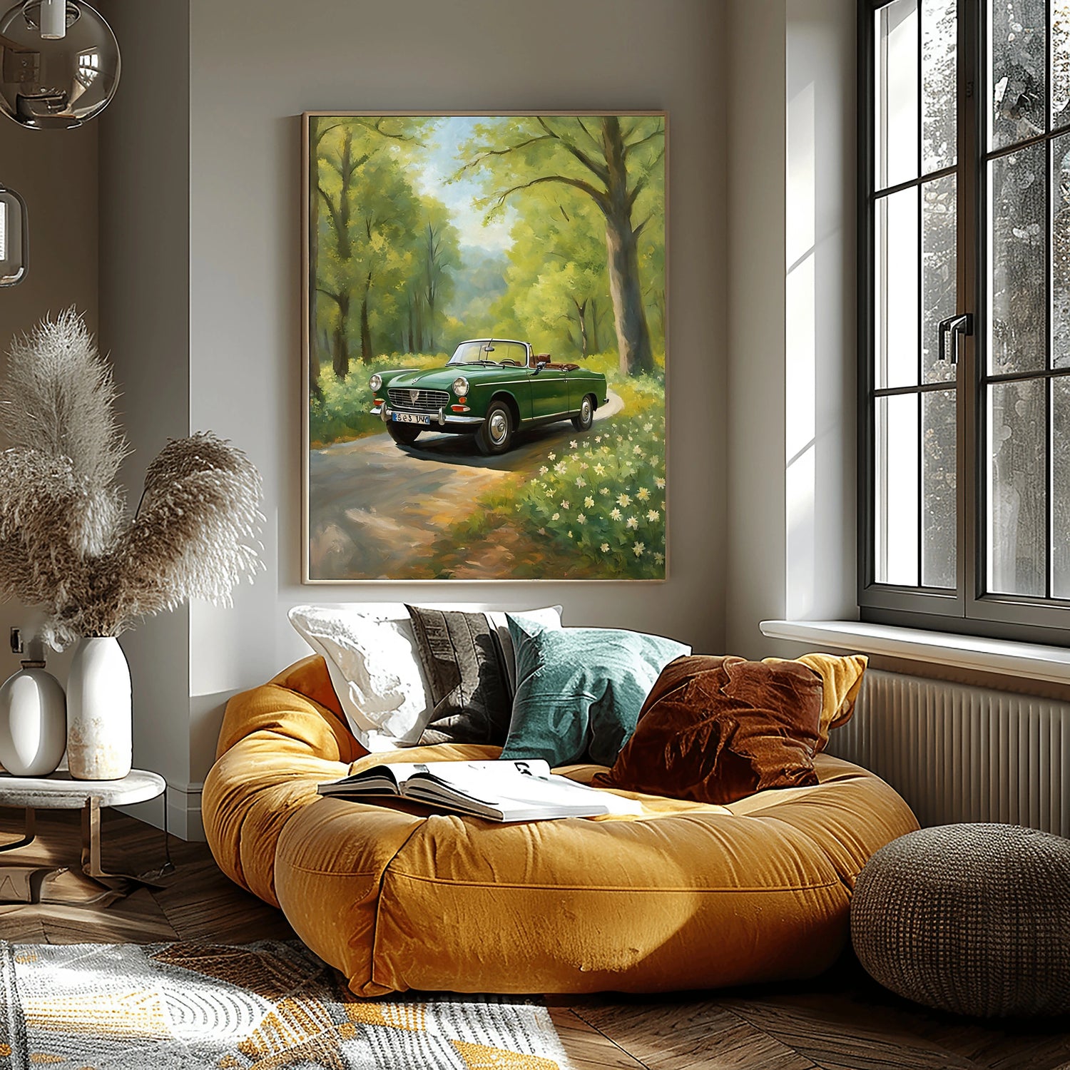 1965 French Safari Classic – Wald-Edition | Plakat auf Leinwand