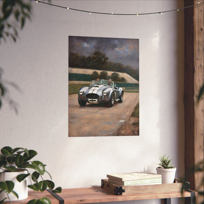 Vintage Car Art Print, Matte Vertical Posters, Racing Decor, Collector's Gift, Gift for Him, Automotive Wall Art Printify