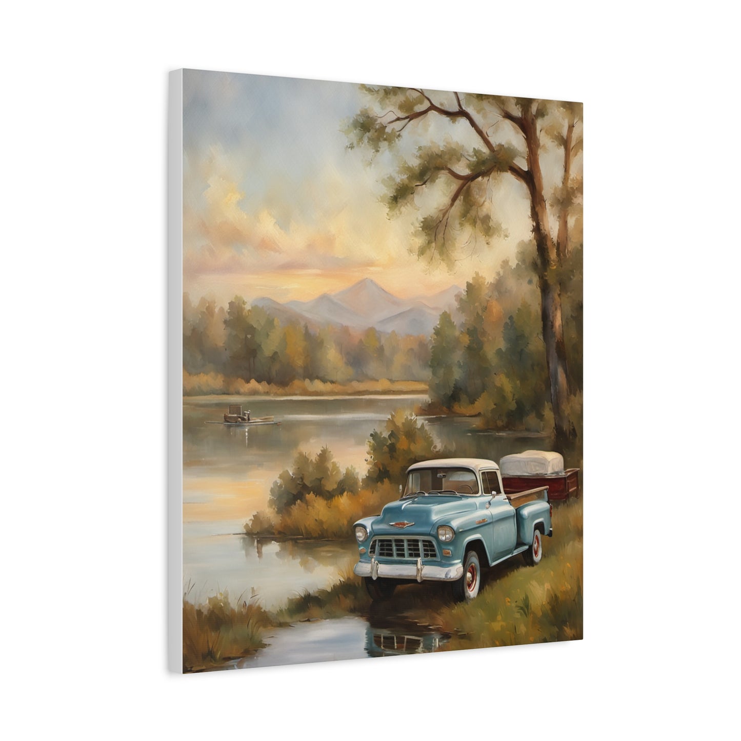Rustic Landscape Canvas Print, Vintage Truck Art, Home Decor, Nature Wall Art, Gift for Truck Lovers, Farmhouse Wall Decor, [...]
