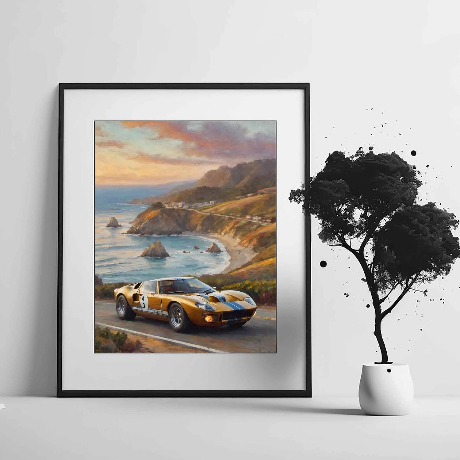 1966 Le Mans Sieger – Coastal Edition | Poster Leinwand