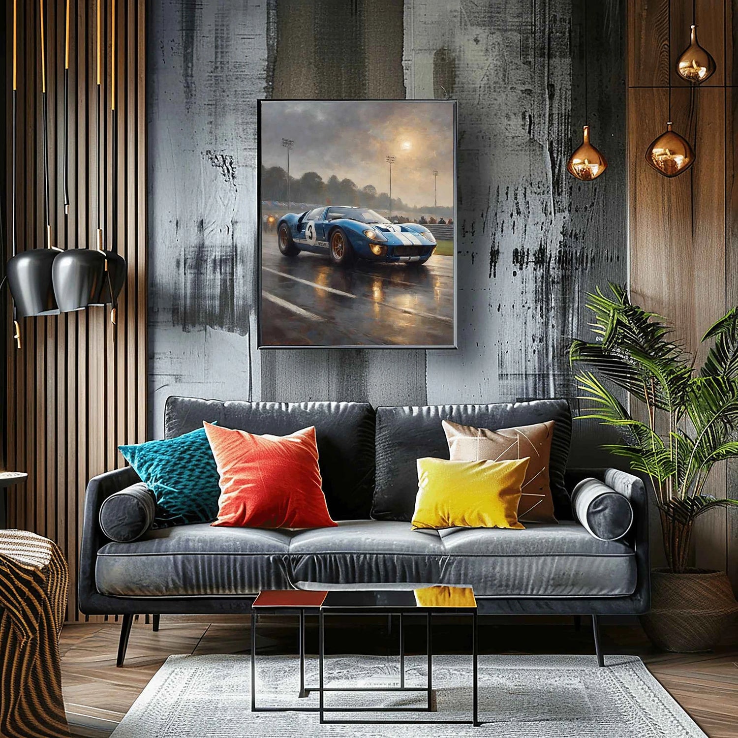 1966 Le Mans Sieger – Le Mans Edition | Poster auf Leinwand