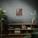 Paris Street Scene Canvas Print — Red Moulin Windmill Matte Stretched Wall Art - AquilVision