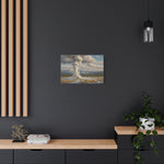 Geyser Landscape Canvas Print — Yellowstone Steam Eruption Wall Art - AquilVision